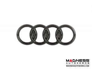 Audi Rear Emblem - Carbon Fiber - 7" (178.8mm) Audi Rear Emblem - Carbon Fiber - 7" (178.8mm)